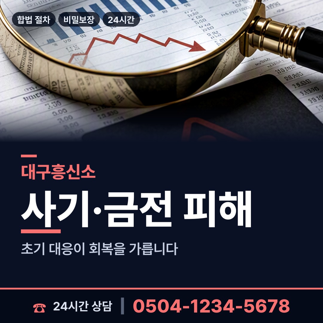 대구 황금2동 탐정사무소비용 상담 안내